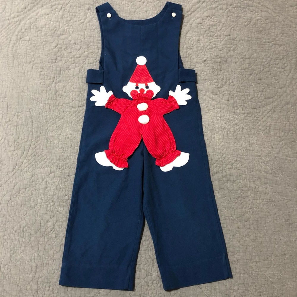 Chocolate Soup Vintage Clown Romper • 3/4